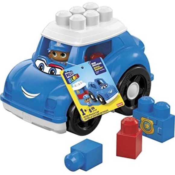 โฅ๏ธ FREE with any purchase ๐๐ฝ Fisher-Price ๐๐ Mega Bloks Peter Police Car - Picture 5 of 14